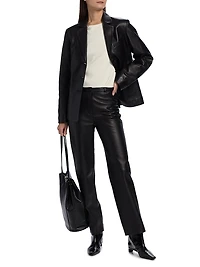 Aldo Leather Tailored Jacket