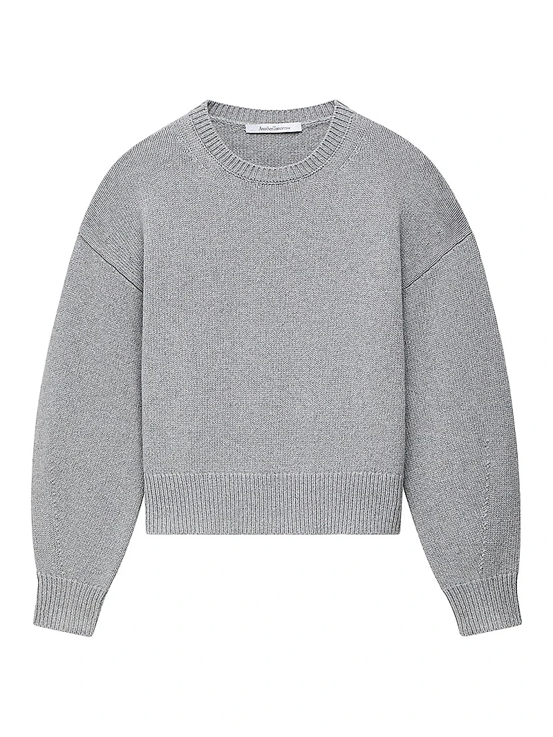 Cashmere Knit Sweatshirt