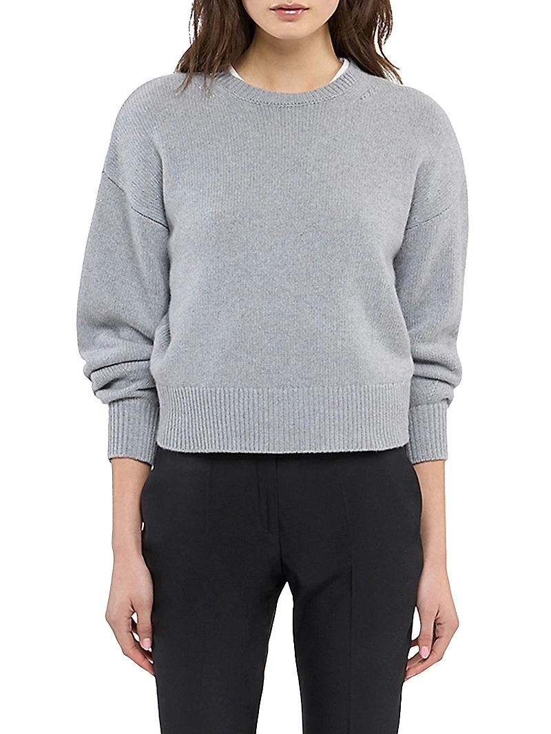Cashmere Knit Sweatshirt
