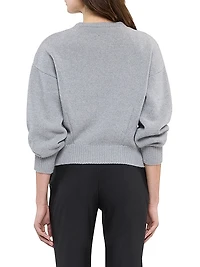 Cashmere Knit Sweatshirt