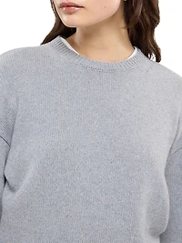 Cashmere Knit Sweatshirt