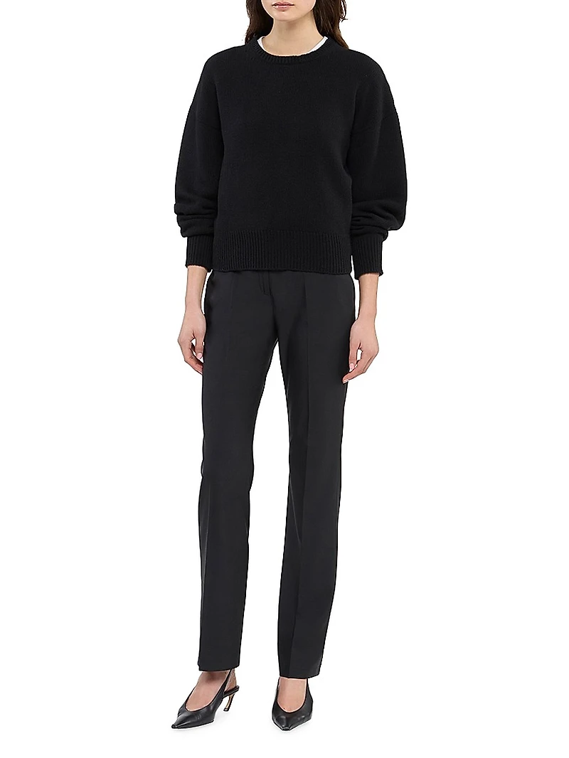 Cashmere Knit Sweatshirt