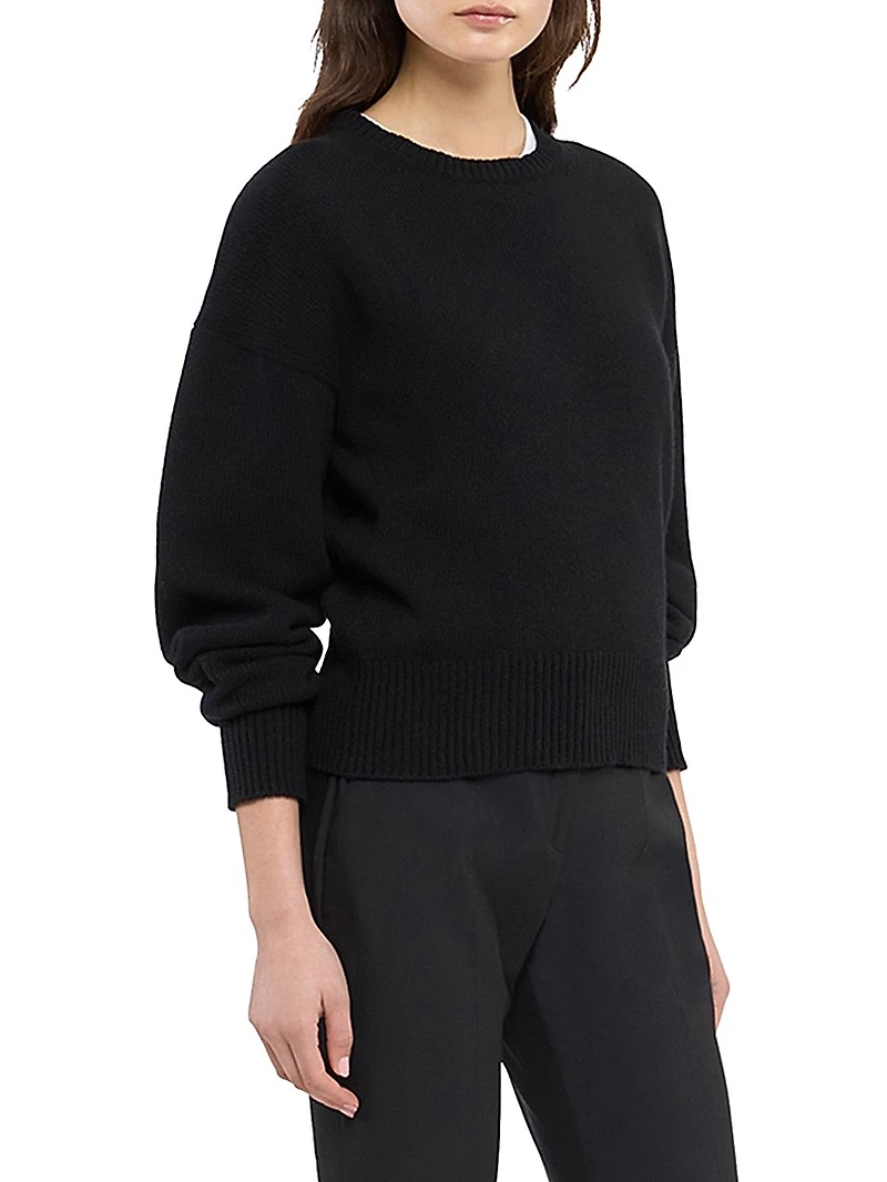 Cashmere Knit Sweatshirt