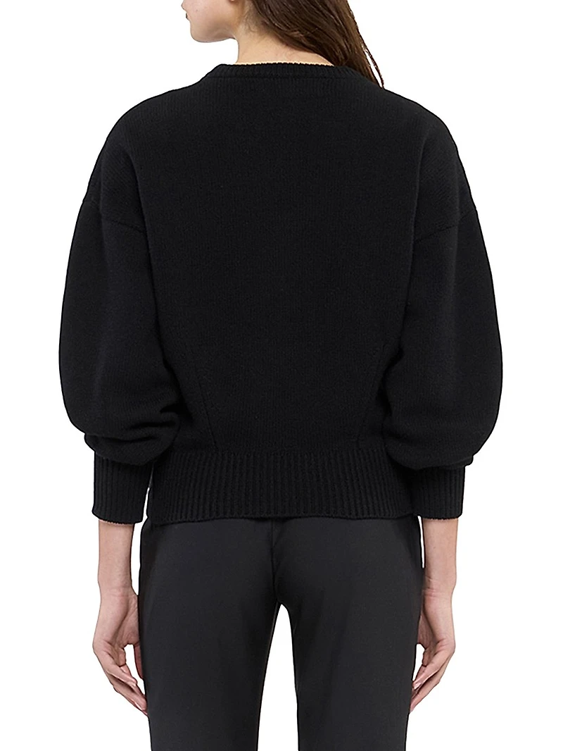 Cashmere Knit Sweatshirt