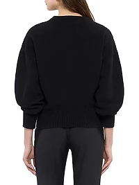 Cashmere Knit Sweatshirt