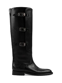 Montana 20MM Embossed Leather Knee-High Boots