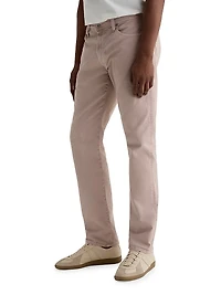 Everett Twill Slim-Straight Pants