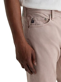 Everett Twill Slim-Straight Pants