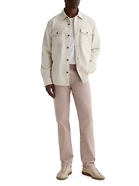 Everett Twill Slim-Straight Pants