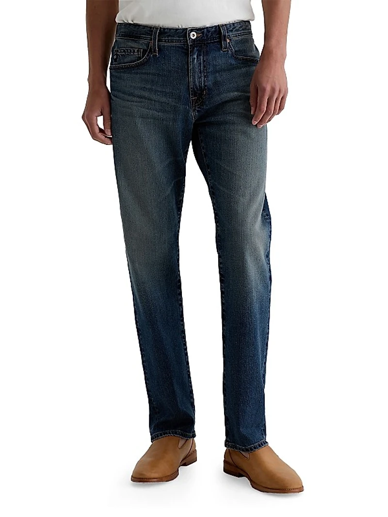 Protege Washed Straight-Leg Jeans