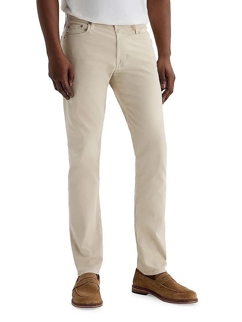Tellis Twill Slim-Straight Pants