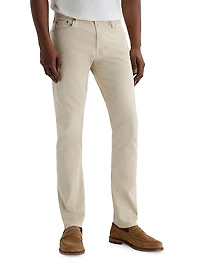 Tellis Twill Slim-Straight Pants