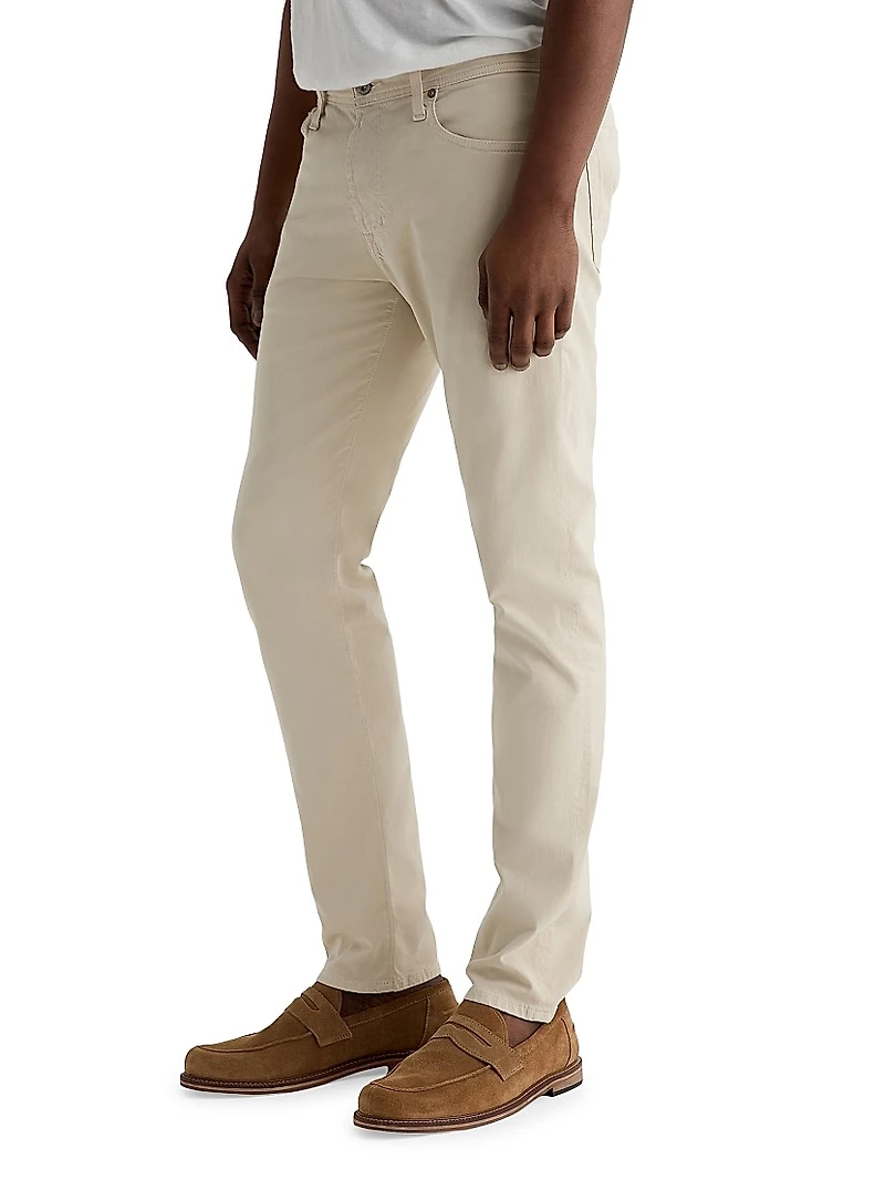 Tellis Twill Slim-Straight Pants
