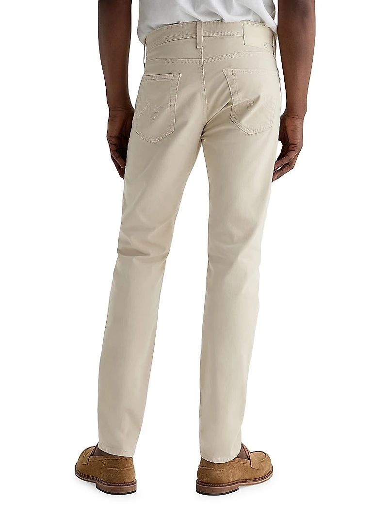 Tellis Twill Slim-Straight Pants