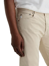 Tellis Twill Slim-Straight Pants