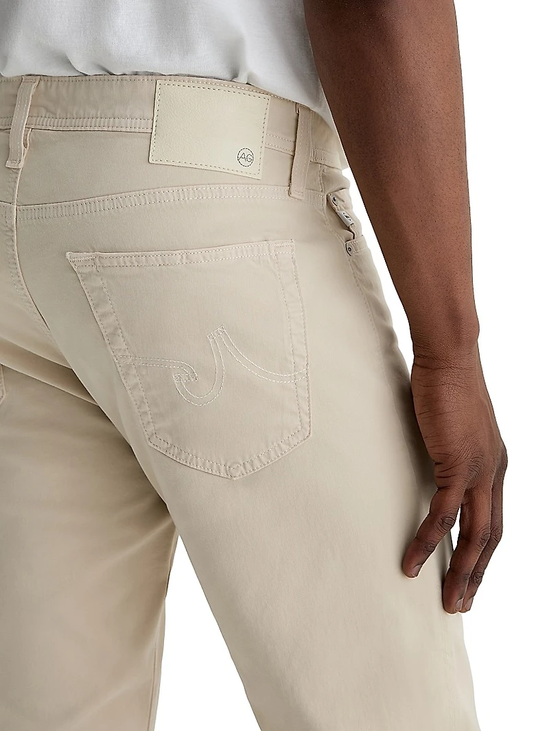 Tellis Twill Slim-Straight Pants