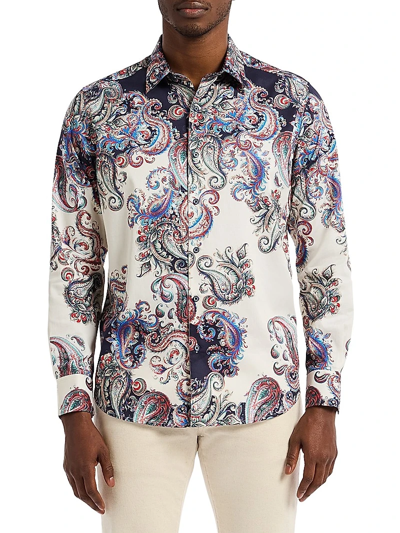 Morningside Paisley Print Woven Shirt