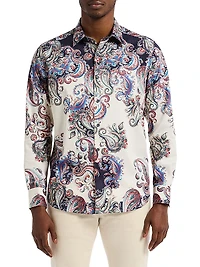 Morningside Paisley Print Woven Shirt