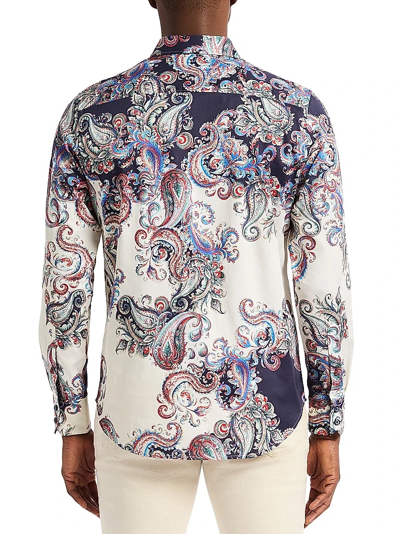Morningside Paisley Print Woven Shirt