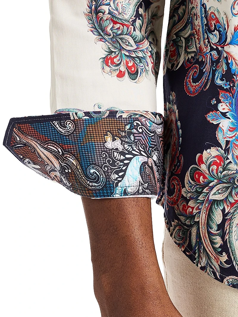 Morningside Paisley Print Woven Shirt
