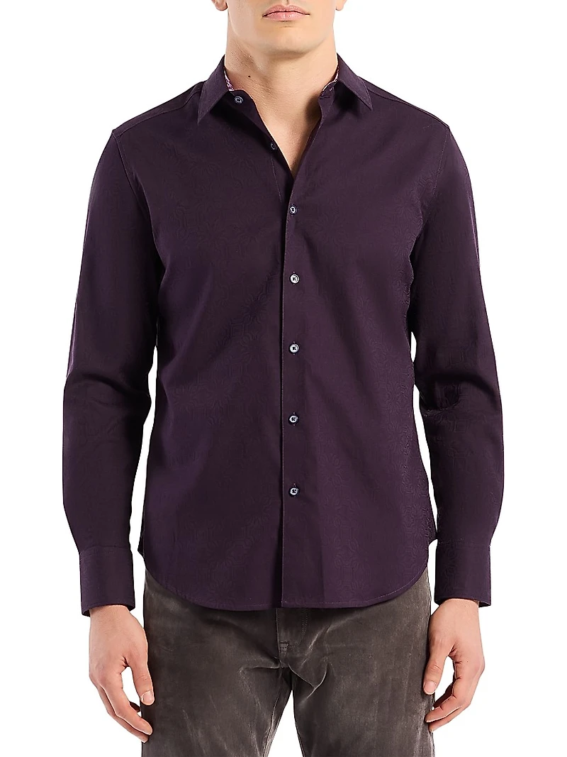 Odyssey Geometric Jacquard Shirt