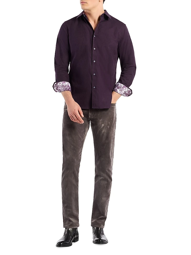 Odyssey Geometric Jacquard Shirt