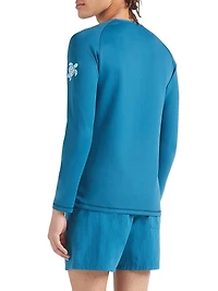 Turtle UPF Long-Sleeve Rashguard Top
