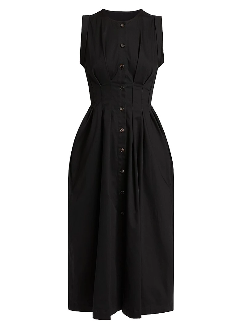Mette Sleeveless Midi-Dress