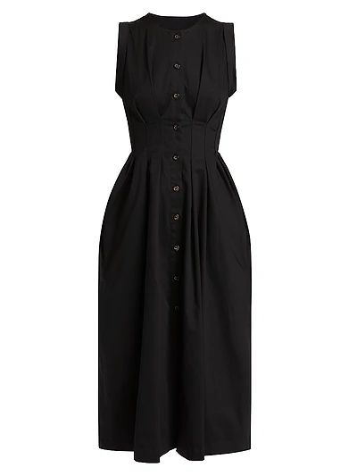 Mette Sleeveless Midi-Dress