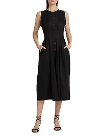 Mette Sleeveless Midi-Dress