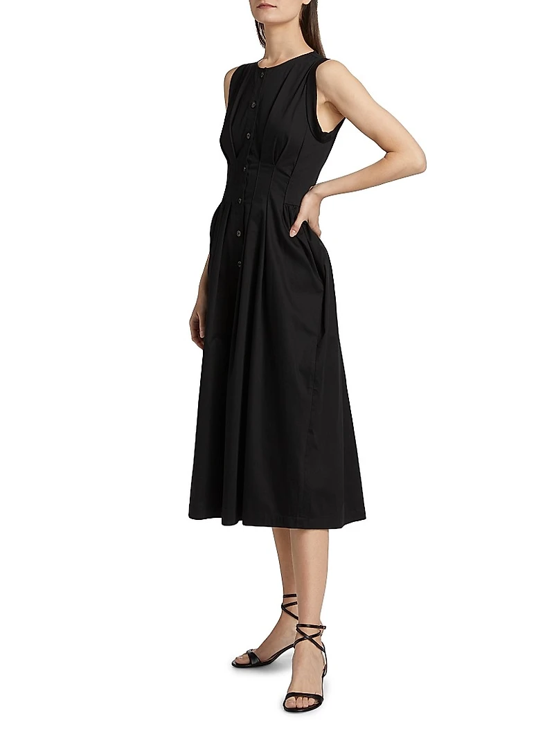 Mette Sleeveless Midi-Dress