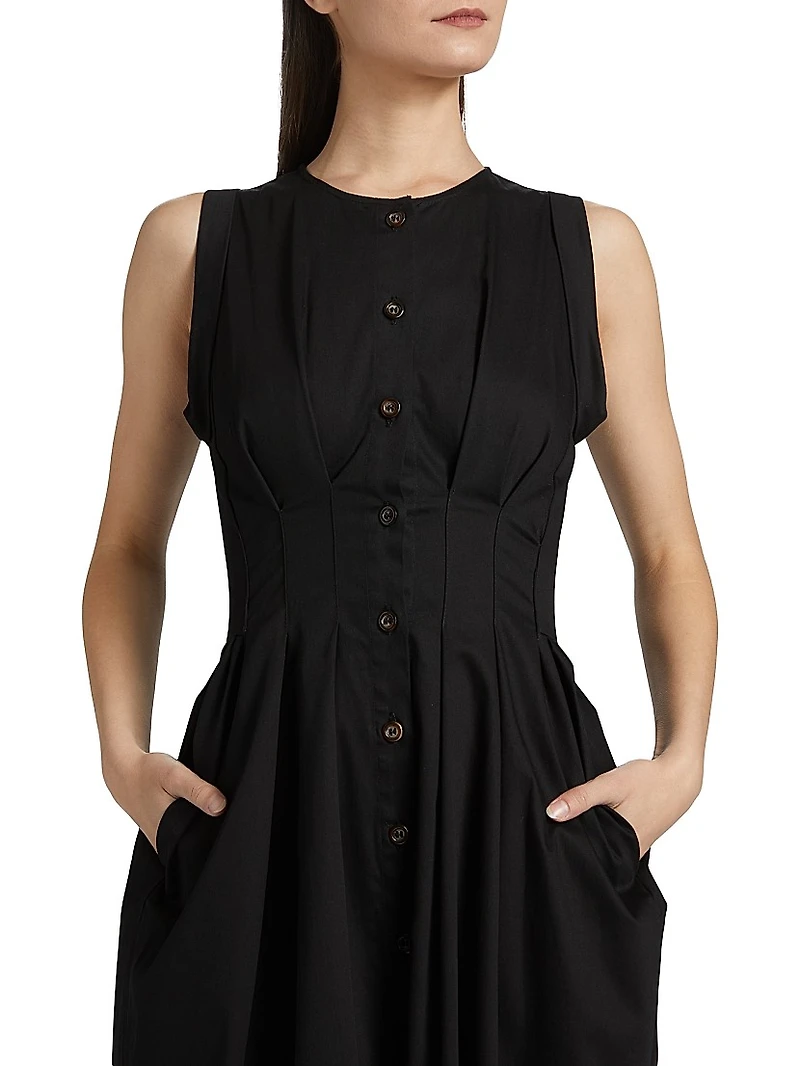 Mette Sleeveless Midi-Dress
