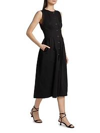 Mette Sleeveless Midi-Dress