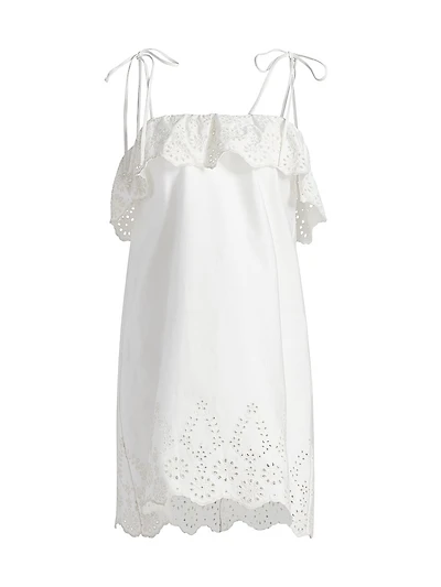 Yvonne Floral Eyelet Dress