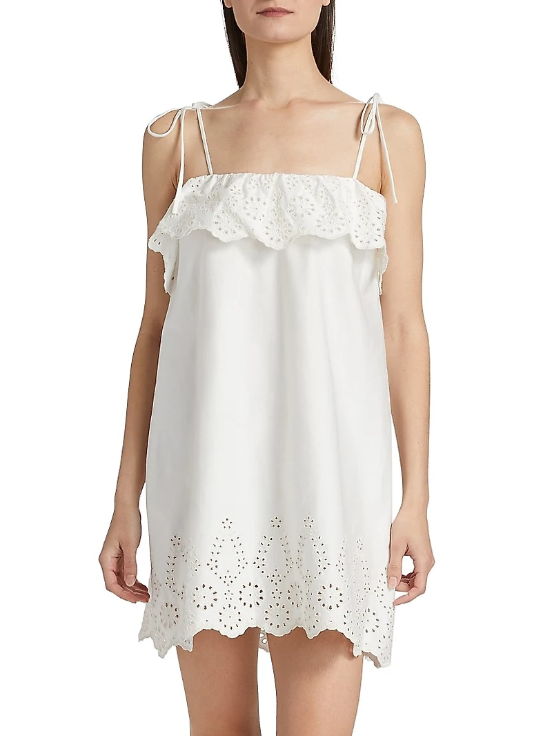 Yvonne Floral Eyelet Dress