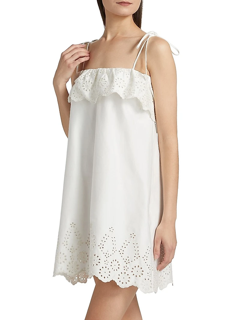 Yvonne Floral Eyelet Dress