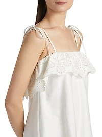 Yvonne Floral Eyelet Dress