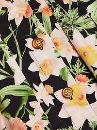 Billie Floral Stretch-Cotton Minidress