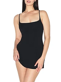 Smooth Layers Scoop Neck Minidress