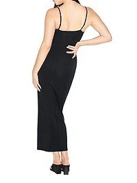 Smooth Layers Scoop Neck Long Dress
