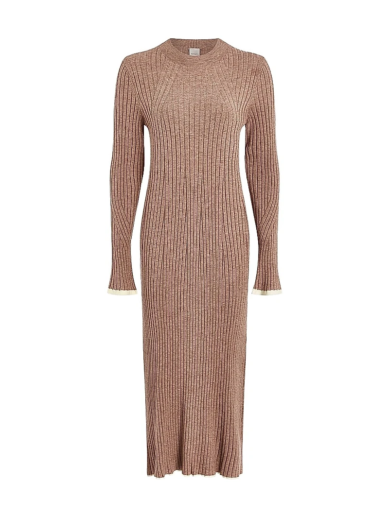 Axel Rib-Knit Midi-Dress