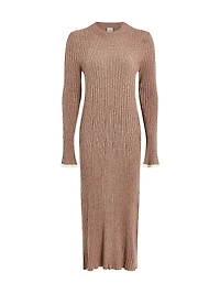 Axel Rib-Knit Midi-Dress