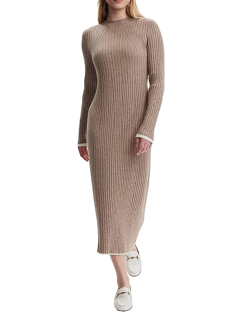 Axel Rib-Knit Midi-Dress