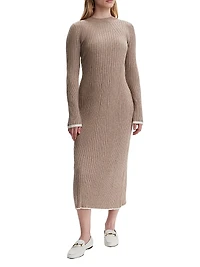 Axel Rib-Knit Midi-Dress