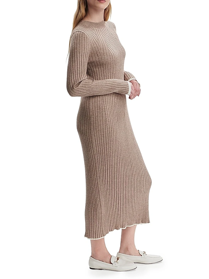 Axel Rib-Knit Midi-Dress