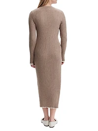 Axel Rib-Knit Midi-Dress