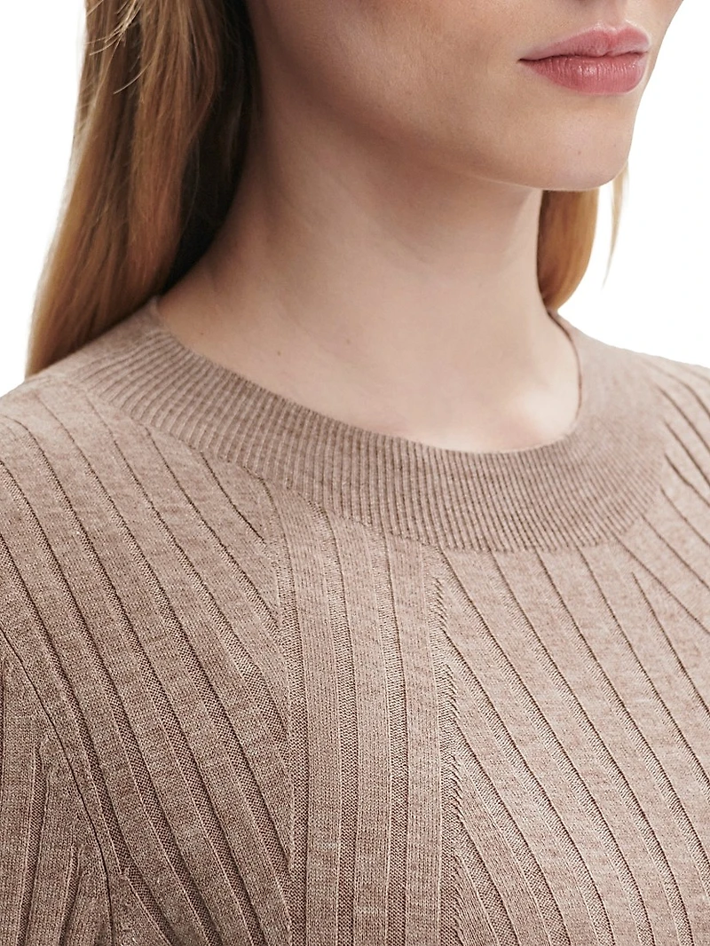 Axel Rib-Knit Midi-Dress