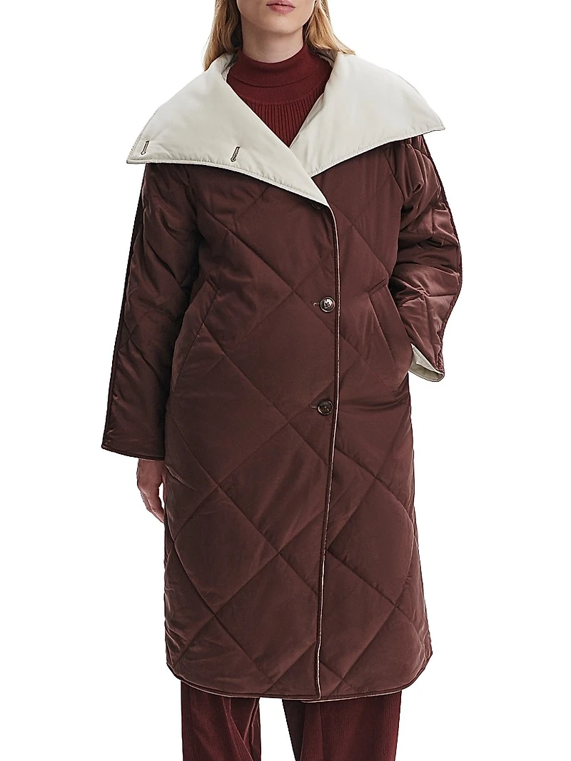 Annalise Reversible Wrap Coat