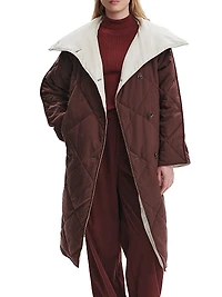 Annalise Reversible Wrap Coat