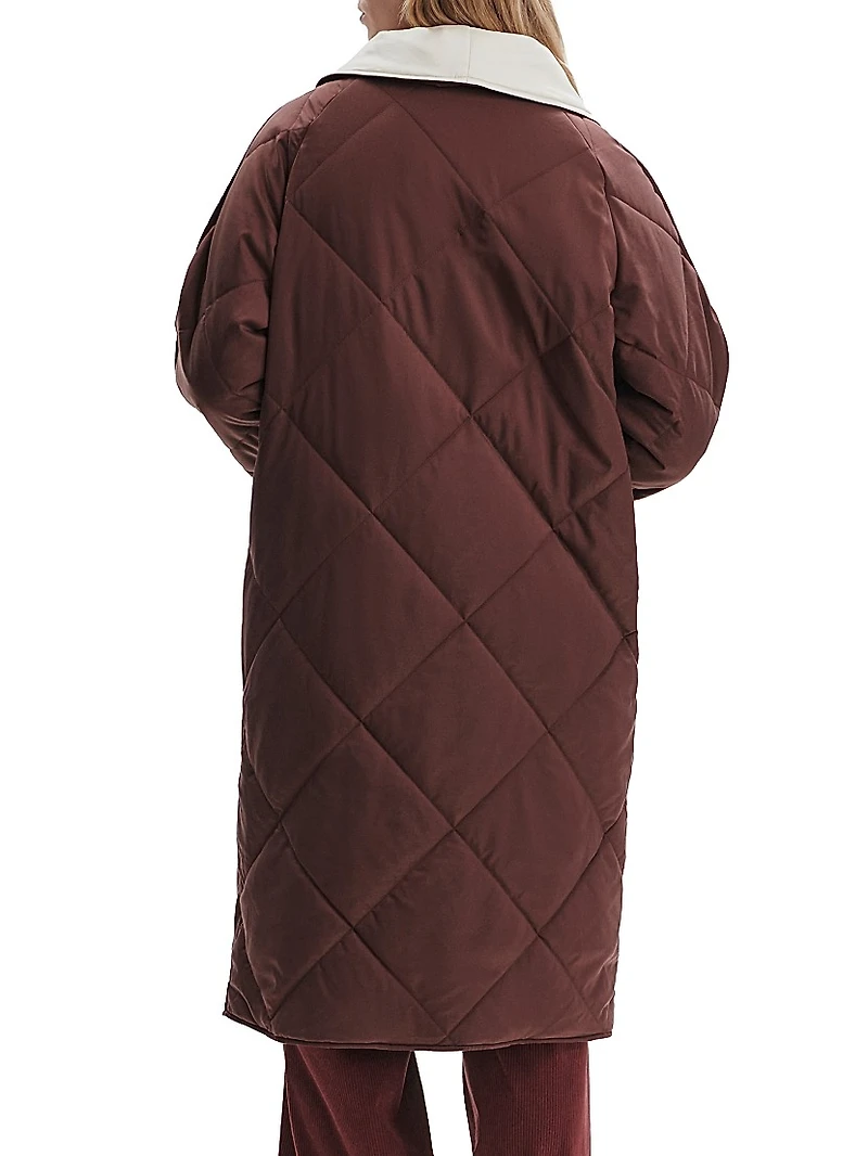 Annalise Reversible Wrap Coat